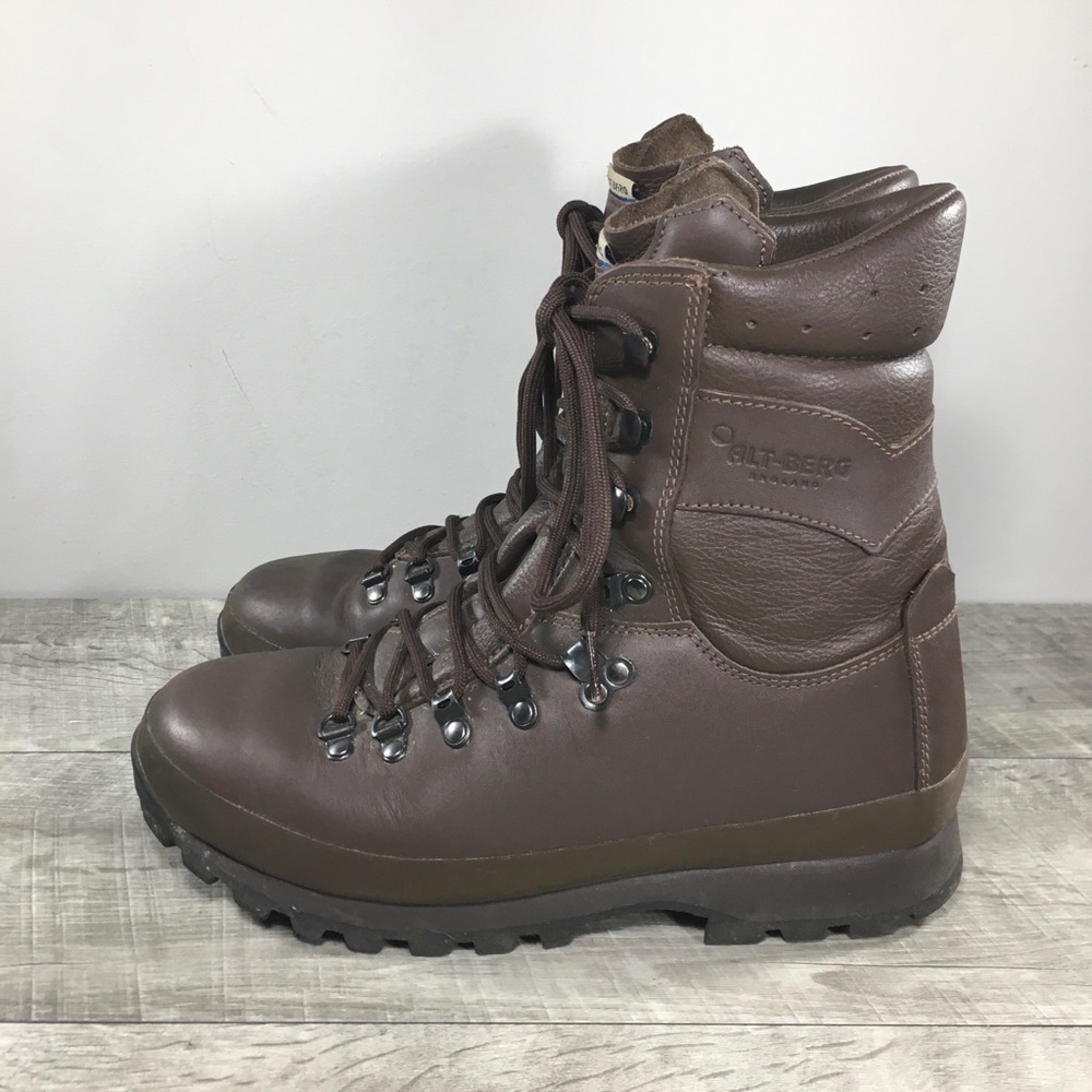 Alt-Berg Defender Combat Leather Hiking Backpacking Trail Work Mens Boots Size 8 - Picture 6 of 11